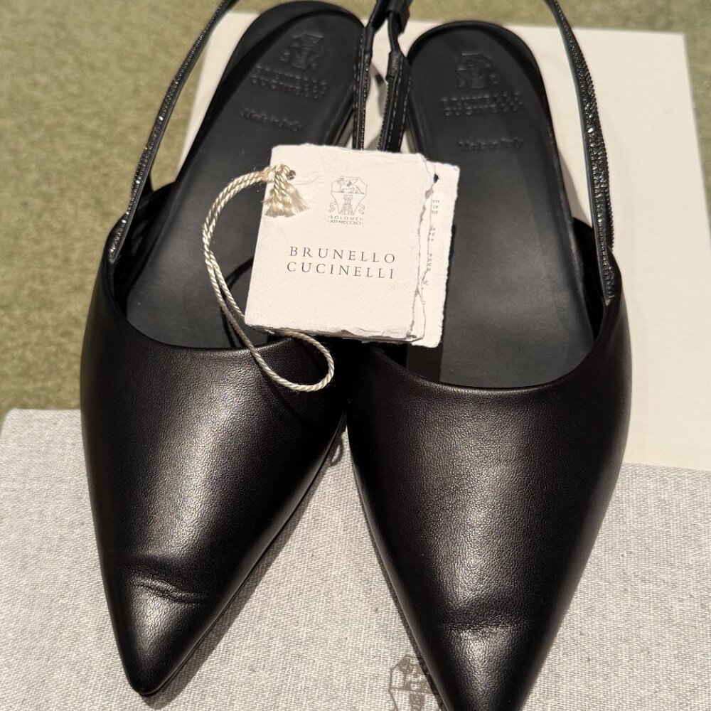 Brunello Cucinelli Flat slingbacks - Picture 5 of 9